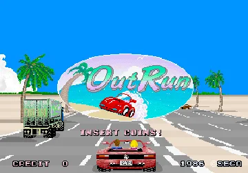 OutRun (Japan) screen shot title